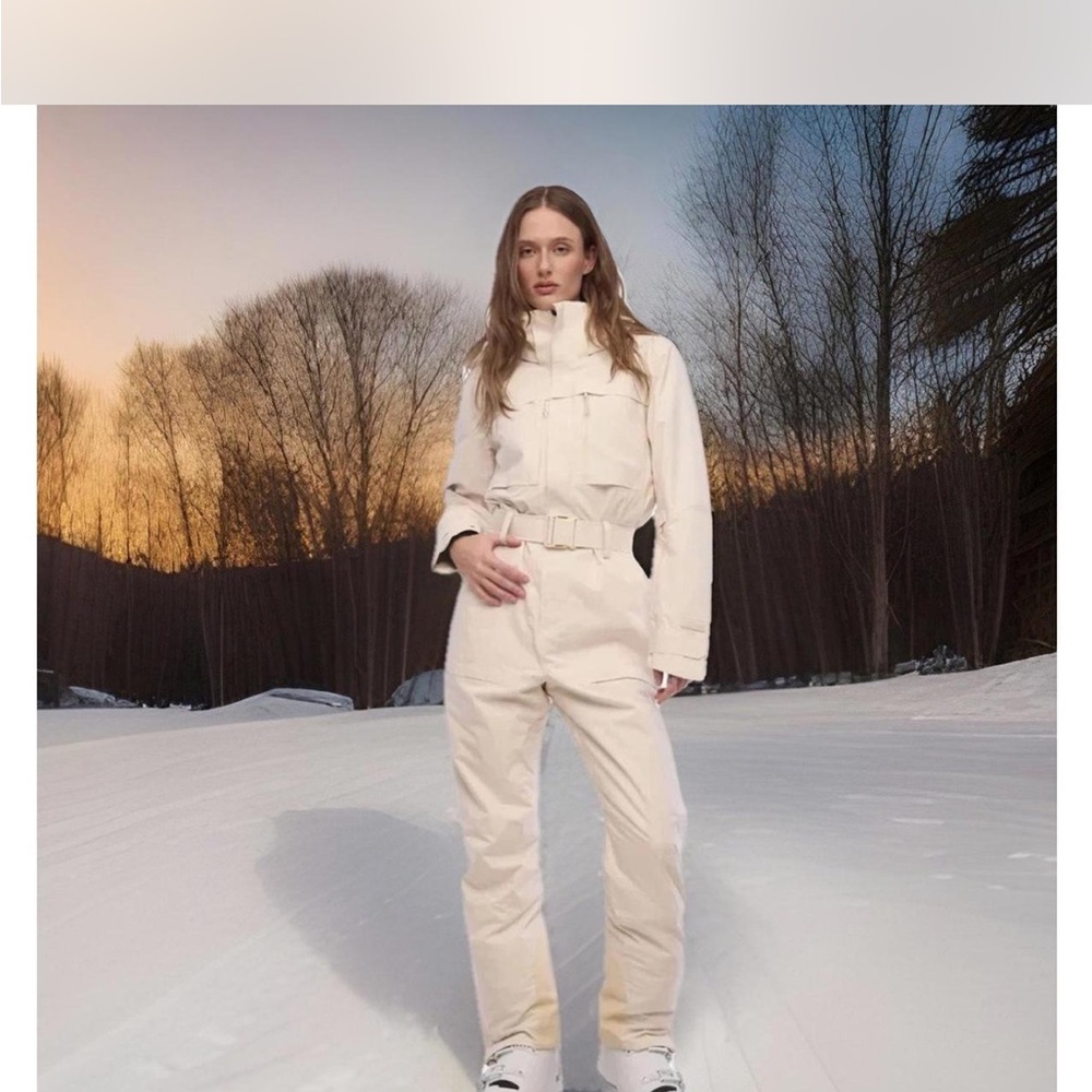 Women's Cream Ski & Snow Jacket